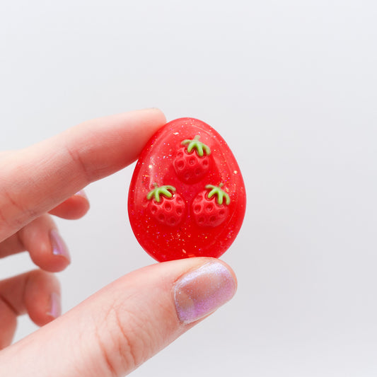 Strawberry Jam Worry Stone