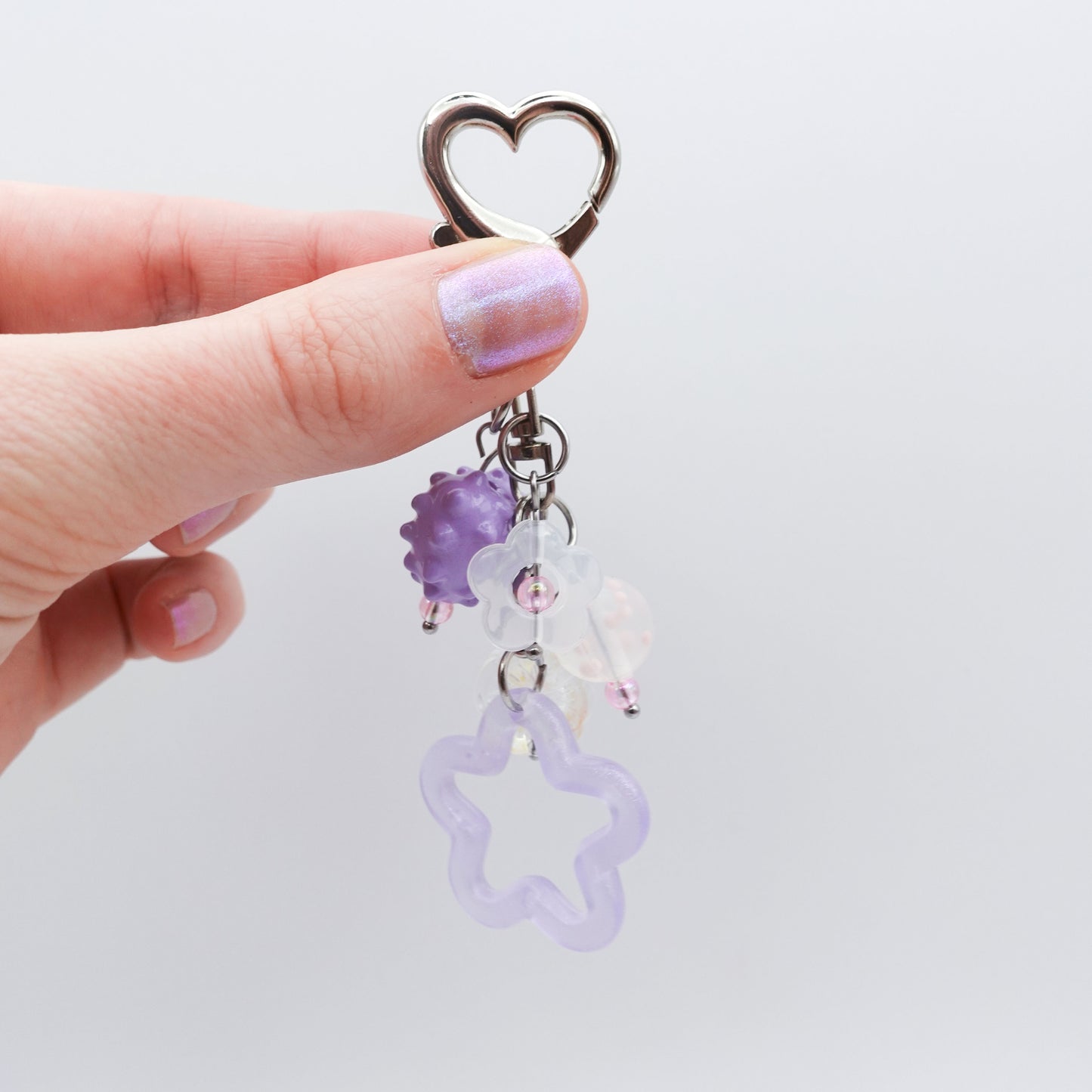 Purple Dreams Fidget Keychain