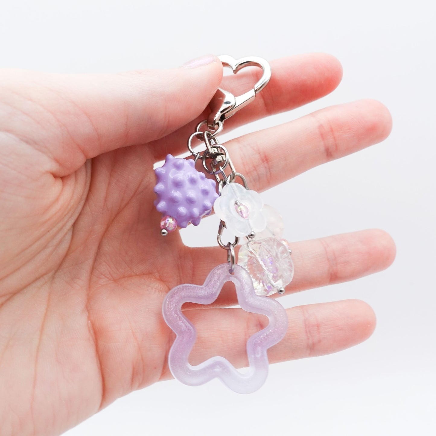 Purple Dreams Fidget Keychain