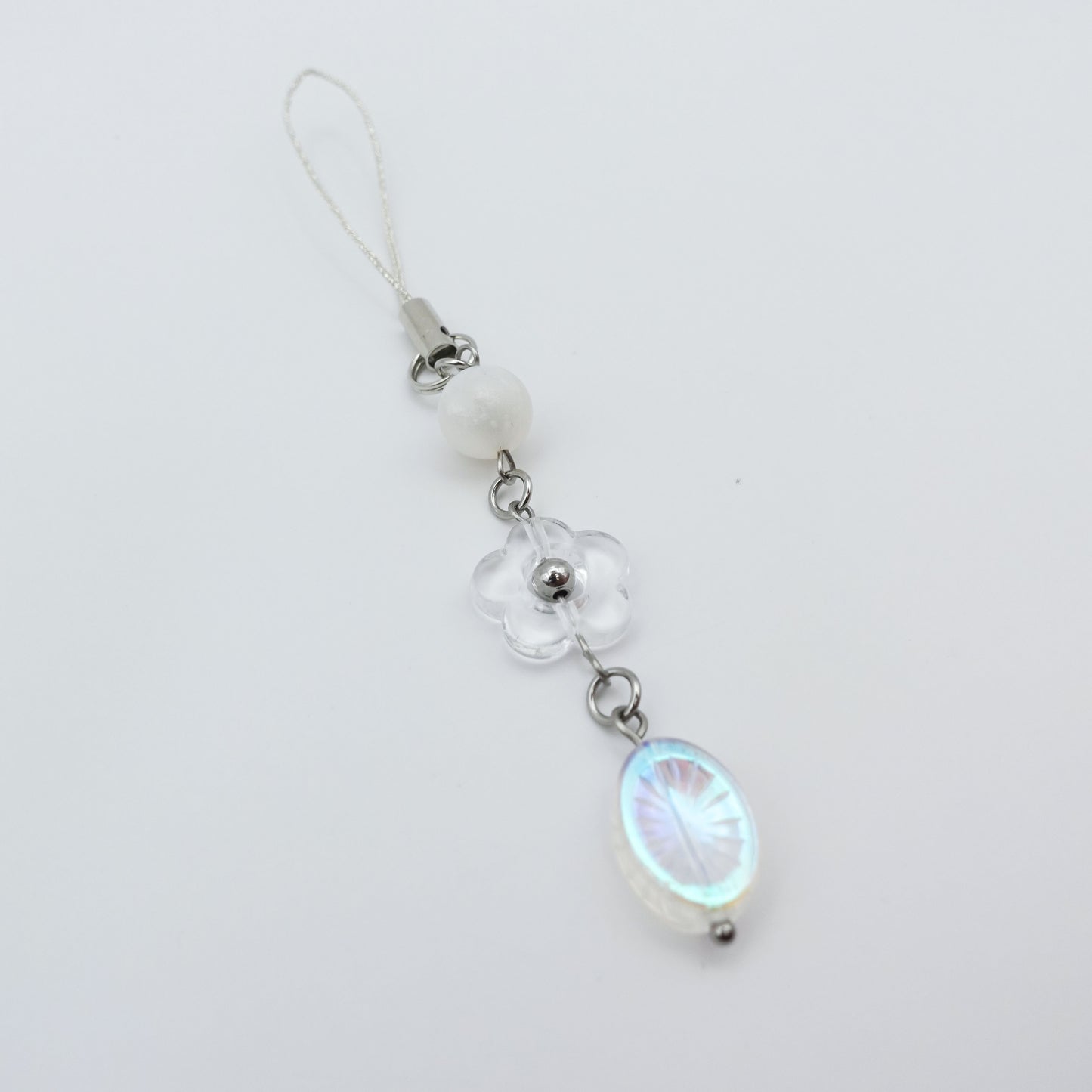 Fidget Phone Charm - Silvery